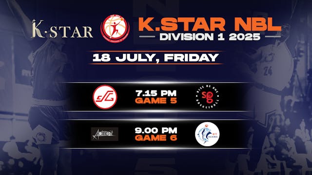 18 July 2025 | K.Star NBL Division 1 2025