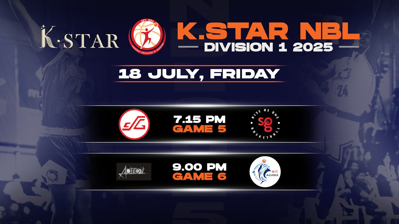 18 July 2025 | K.Star NBL Division 1 2025