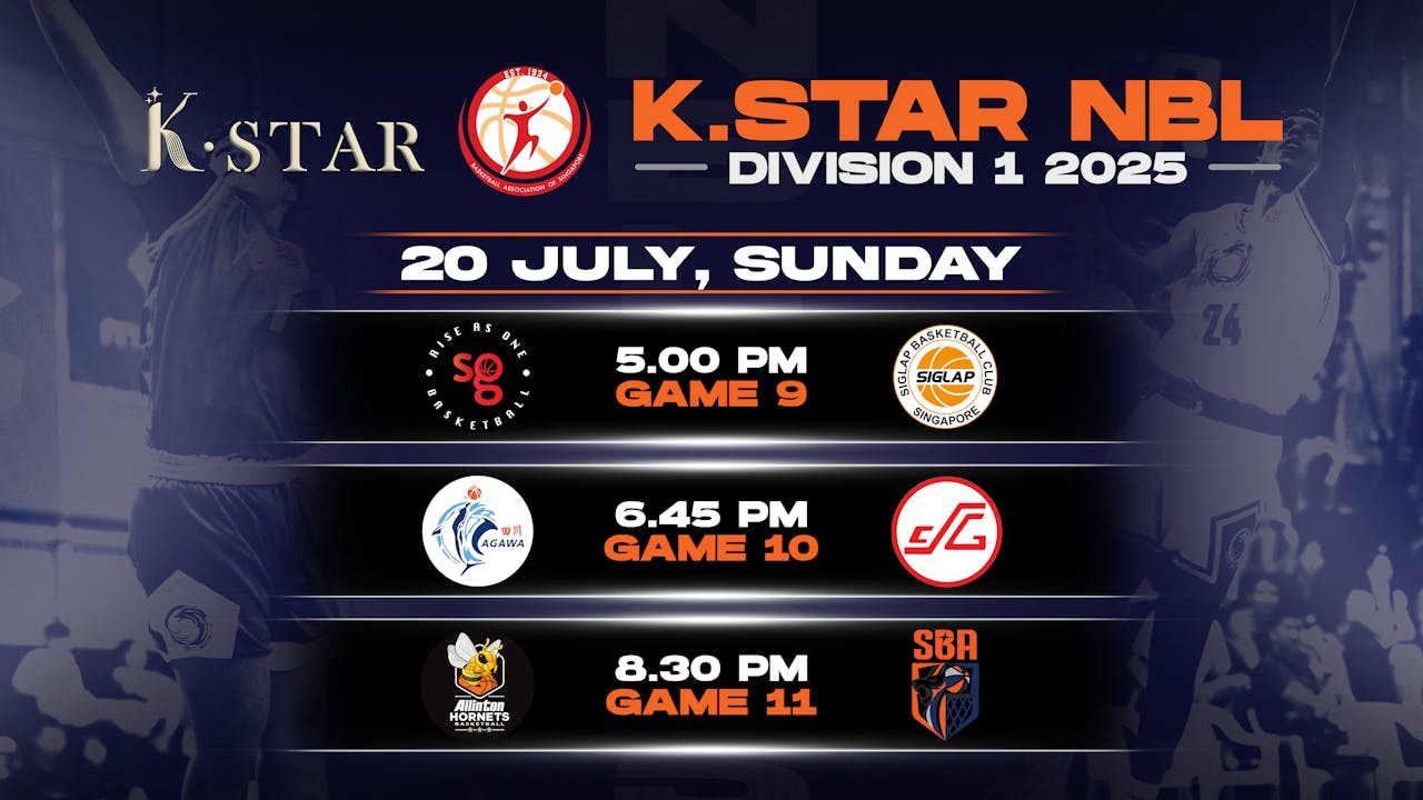 20 July 2025 | K.Star NBL Division 1 2025 REPLAY