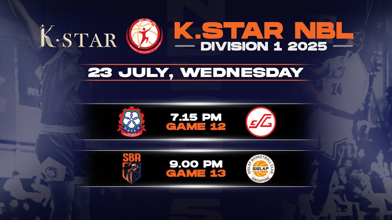 23 July 2025 | K.Star NBL Division 1 2025 REPLAY