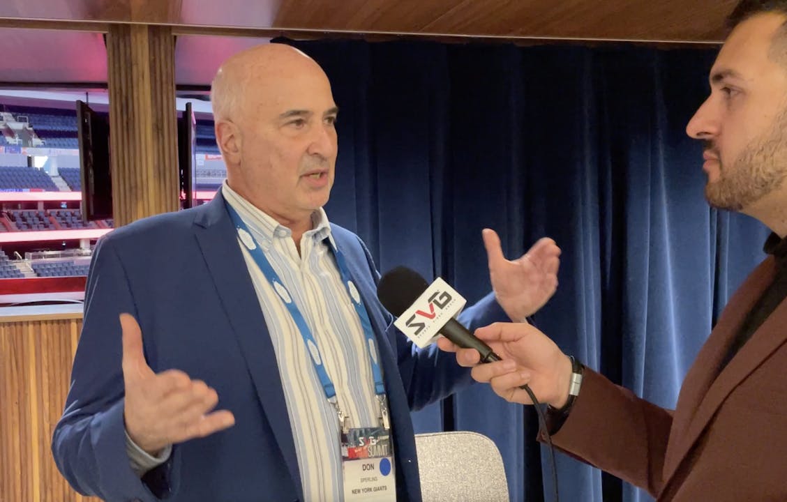 New York Giants' Don Sperling on Turning Back the Clock for Legacy Games -  SVG Venue Summit 2023 - SVG PLAY