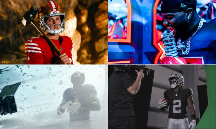 Four NFL Clubs Bring Us on Set of Respective Media Day Shoots