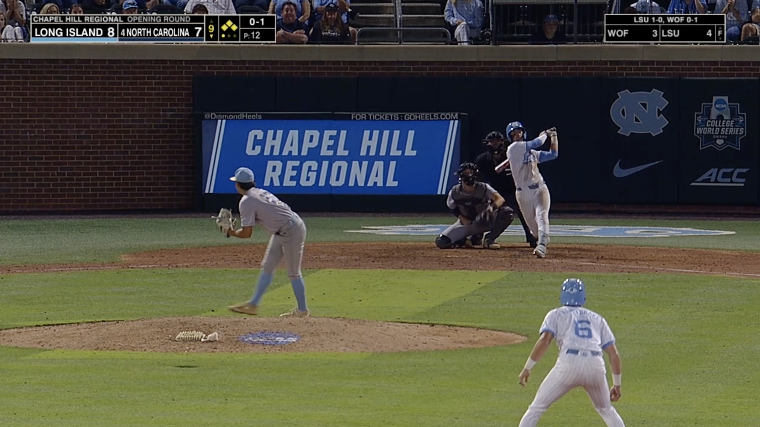University of North Carolina | Baseball: NCAA Regionals – North Carolina vs. LIU