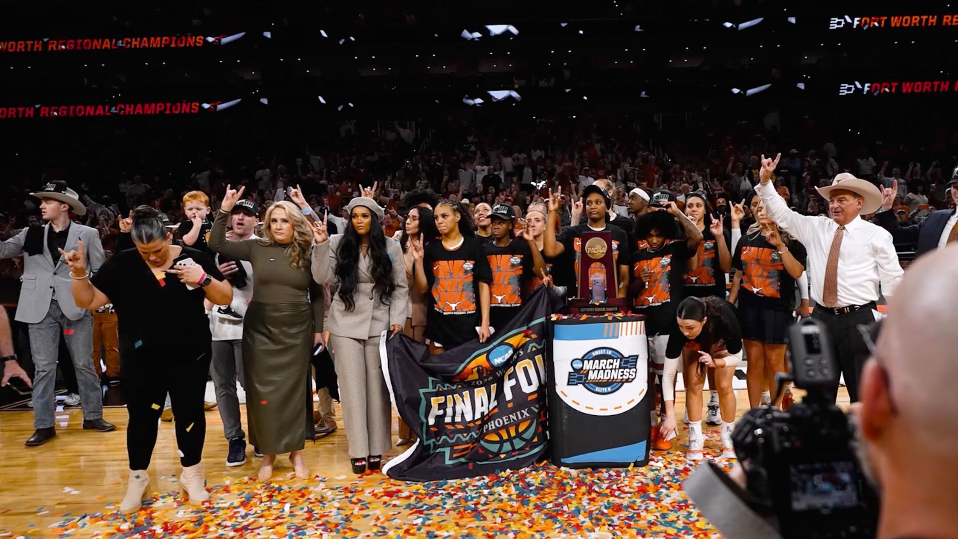 Texas Athletics Produces First-Person Content for 2026 Women's Final Four