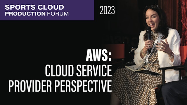 AWS: Cloud Service Provider Perspective