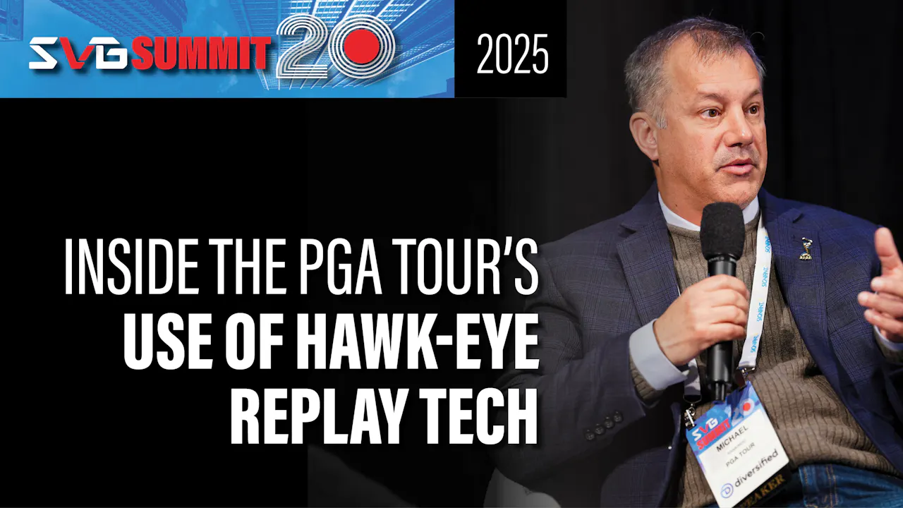 Inside the PGA TOUR's Use of Hawk-Eye Replay Tech - SVG Summit 2025 ...