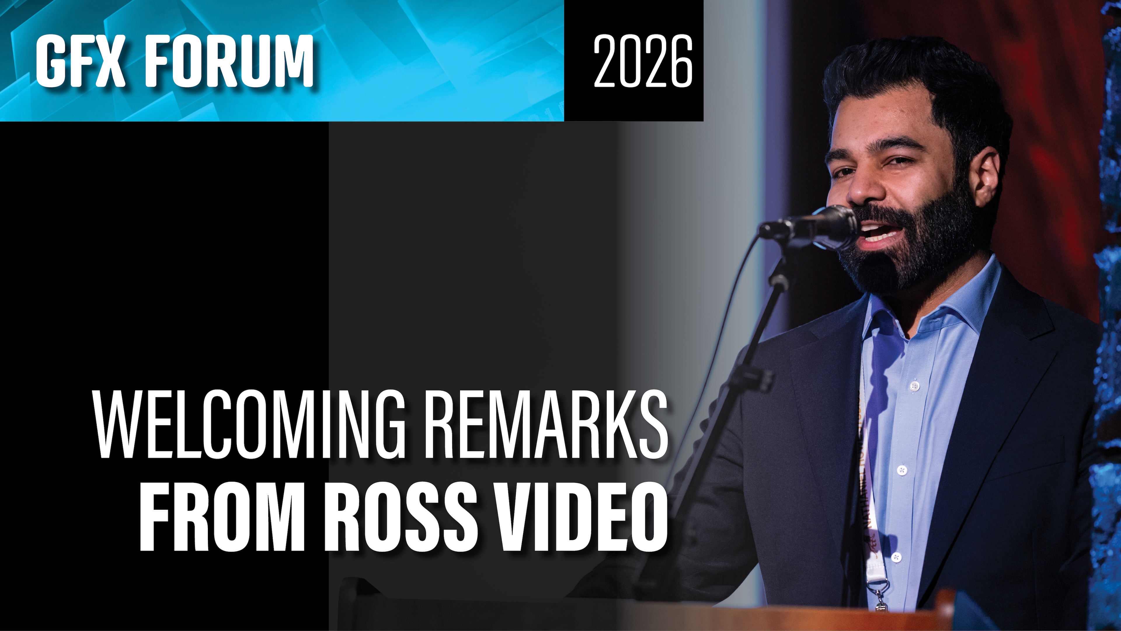 Welcoming Remarks by Title Sponsor Ross