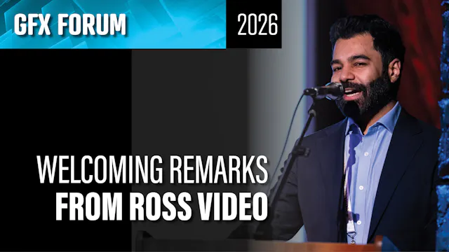 Welcoming Remarks by Title Sponsor Ross