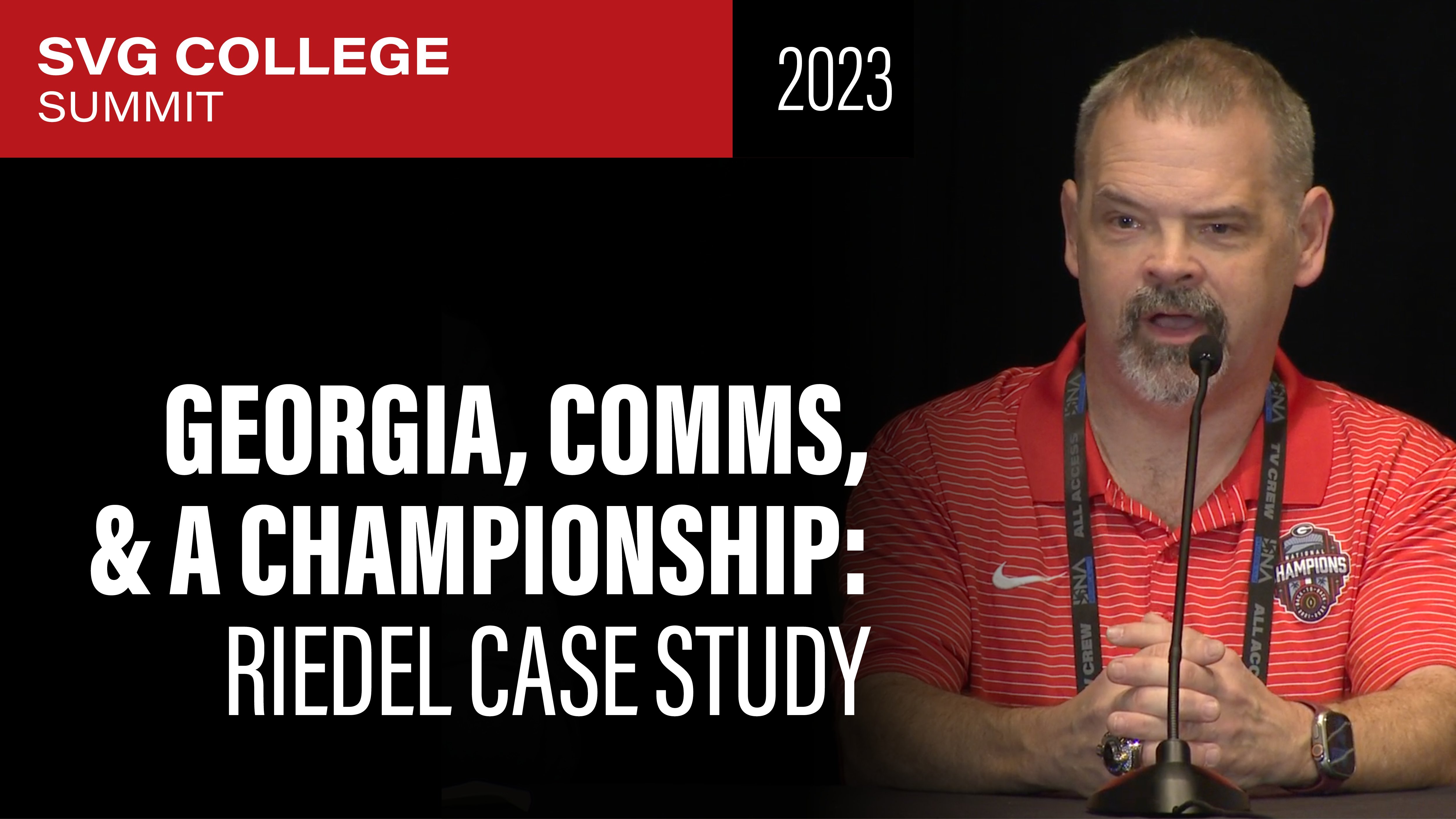 Georgia Football Comms Key in Championship Season: A Riedel Case Study
