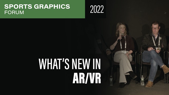 What’s New in AR/VR Graphics?: Unreal, Real-Time, and the Future of Sports Broadcasts