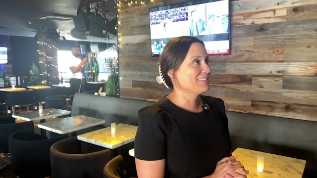 Philadelphia Eagles' Stacy Kelleher o...