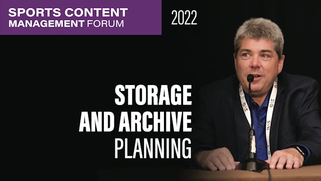 Storage & Archive Planning: On Prem, ...