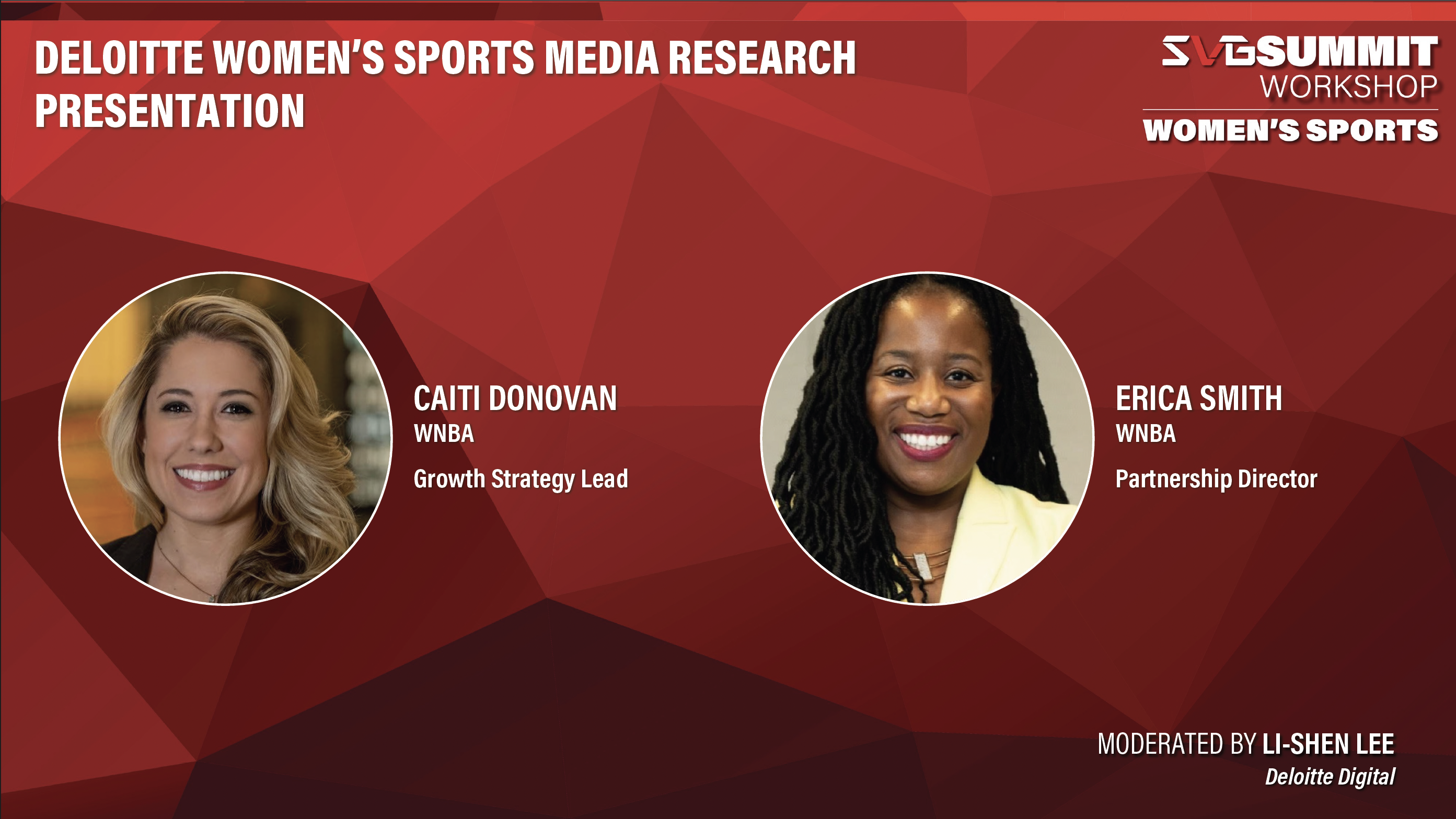 Deloitte Women’s Sports Media Research Presentation