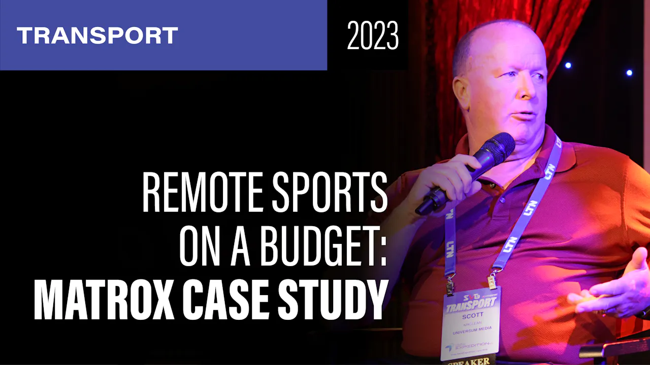 Remote Sports Production and Streaming on a Budget A Matrox Video Case