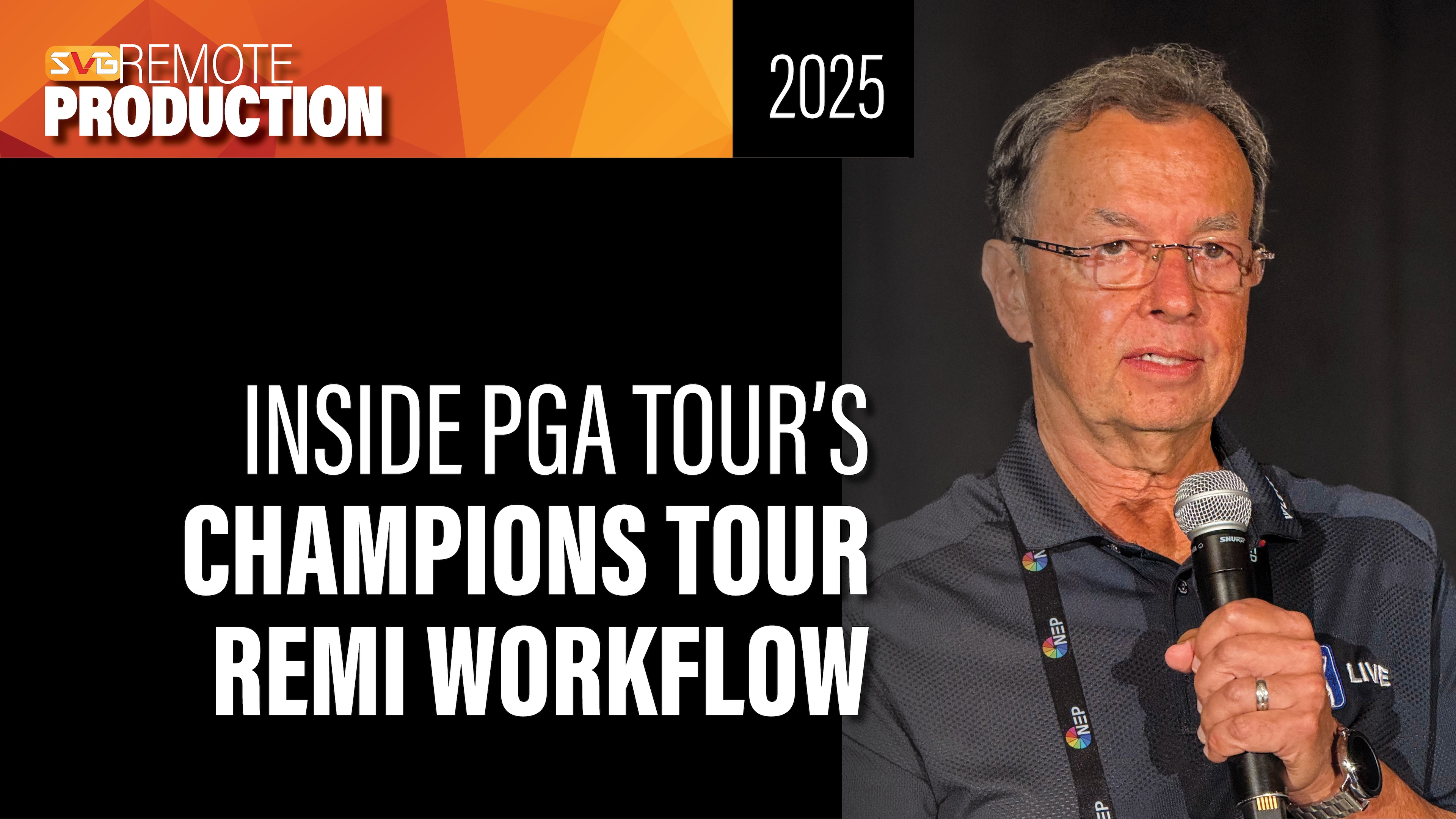 PGA TOUR's Champions Tour REMI Production Workflows