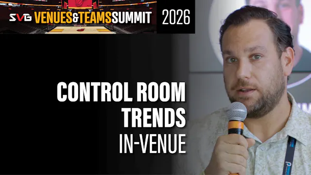 In-Venue Control Room Affairs: Vendor...