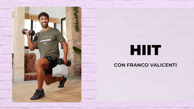 HIIT | 30 min | Con Franco Valicenti