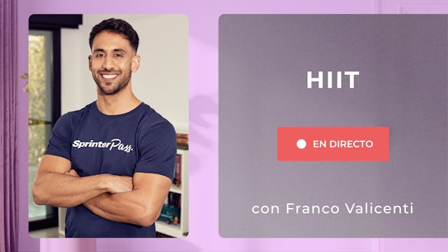 HIIT | 30 min | Con Franco Valicenti