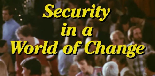 Security in World of Change