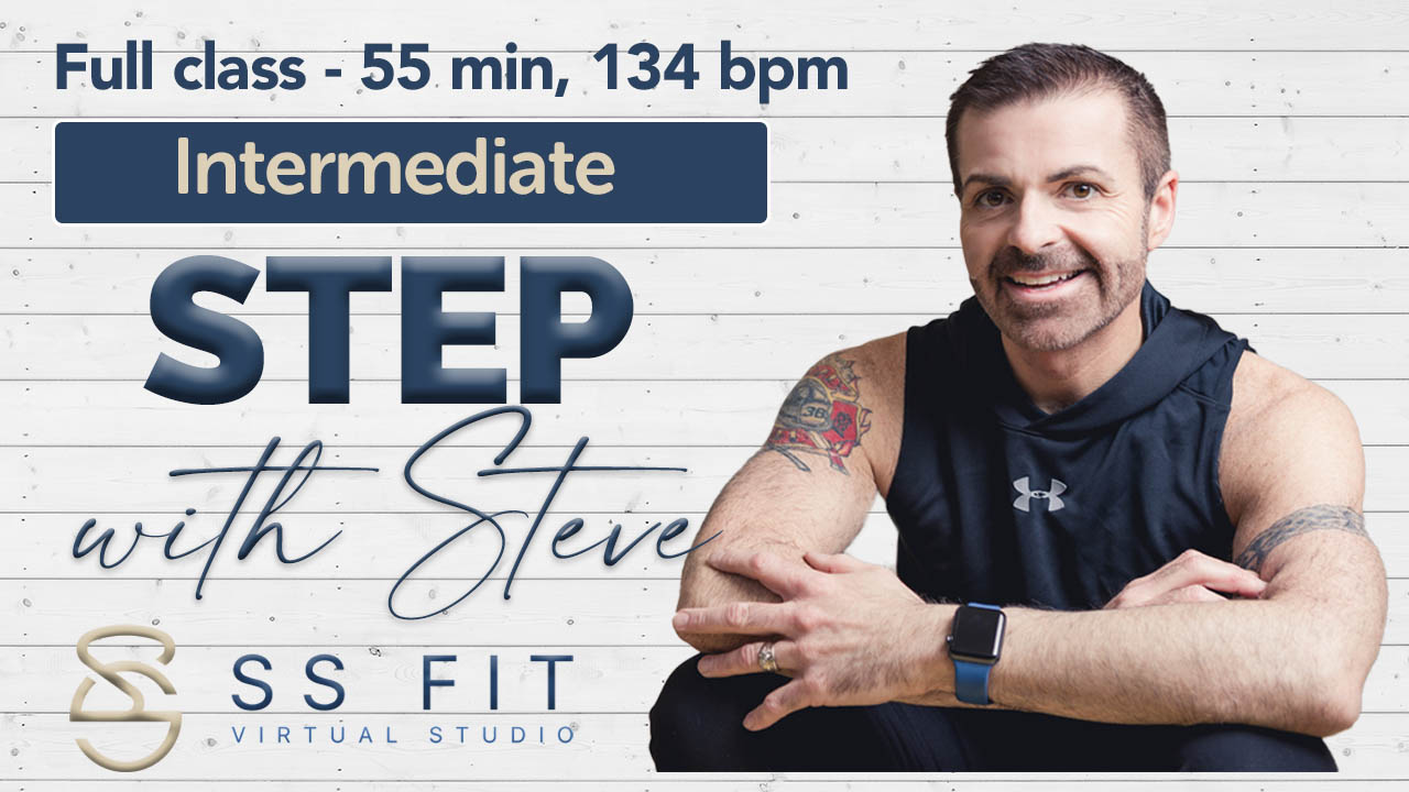 Intermediate Step Aerobics - 50 min with breakdown