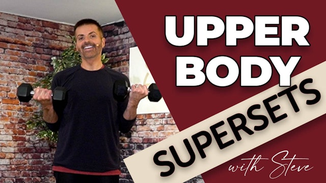 Supersets Upper Body Focus - On Demand