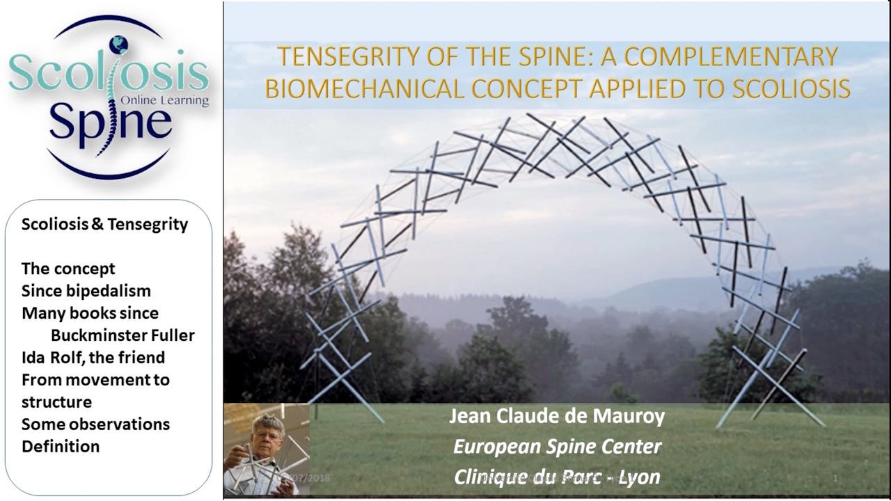 Tensegrity & Scoliosis by Dr. Jean-Claude de Mauroy