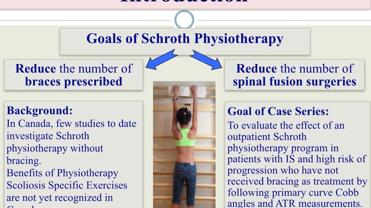 Idiopathic Scoliosis Case Series by Andrea Lebel, M.Sc. Pt