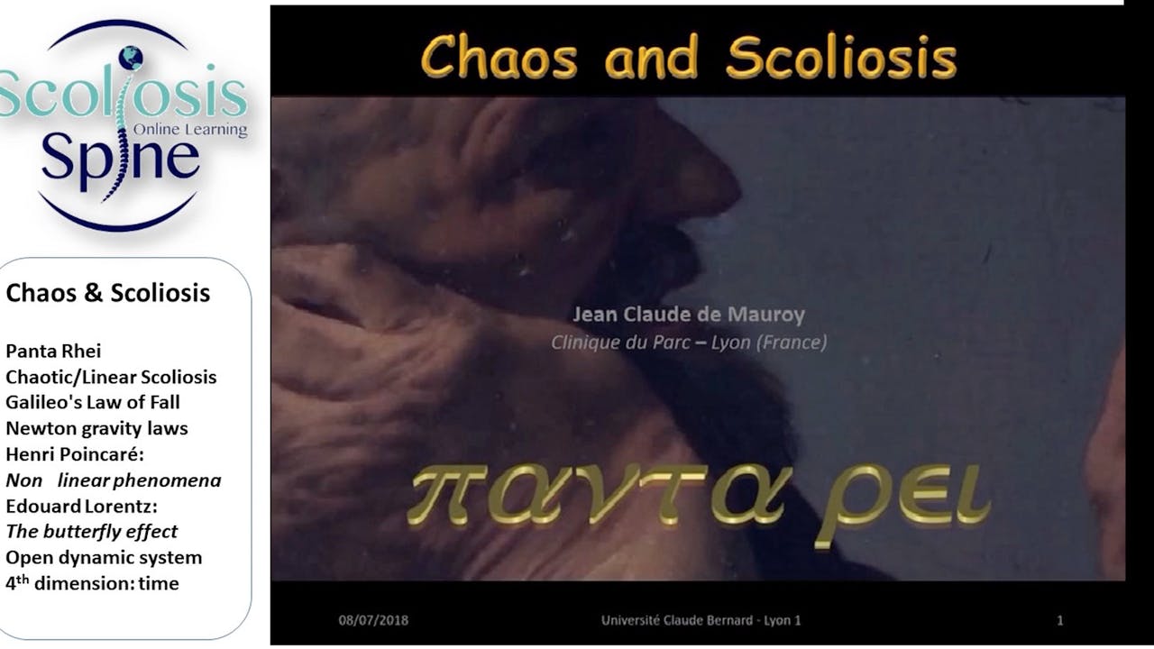 Chaos & Scoliosis by Dr. Jean-Claude de Mauroy