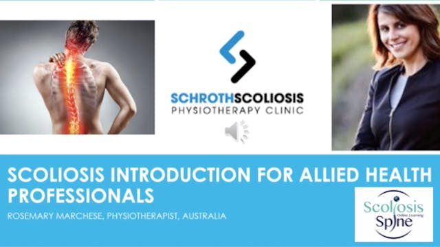 Introduction to Scoliosis for Health Professionals