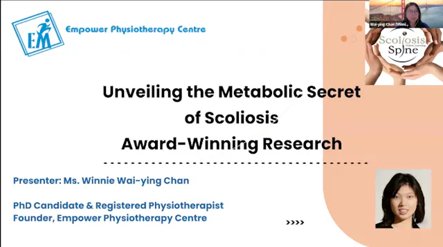 Unveiling the Metabolic Secret of Scoliosis-W Chan