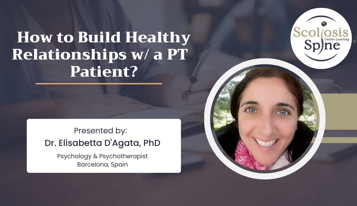 How to build a healthy relationship with a PT patient?