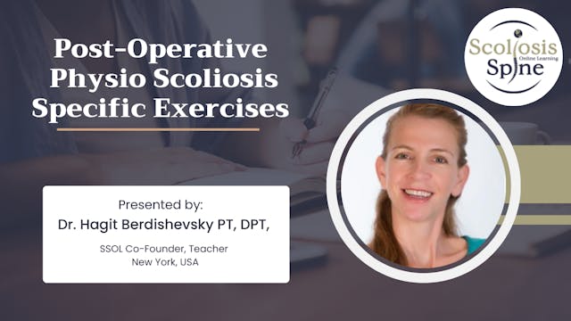 Post-Operative Physio Scoliosis Specific Exercises