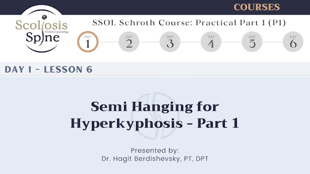 D1-6 Semi Hanging for Hyperkyphosis - Part 1