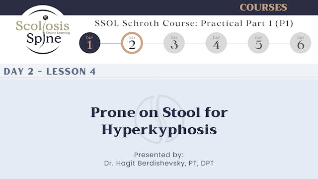 D2-4 Prone on Stool for Hyperkyphosis