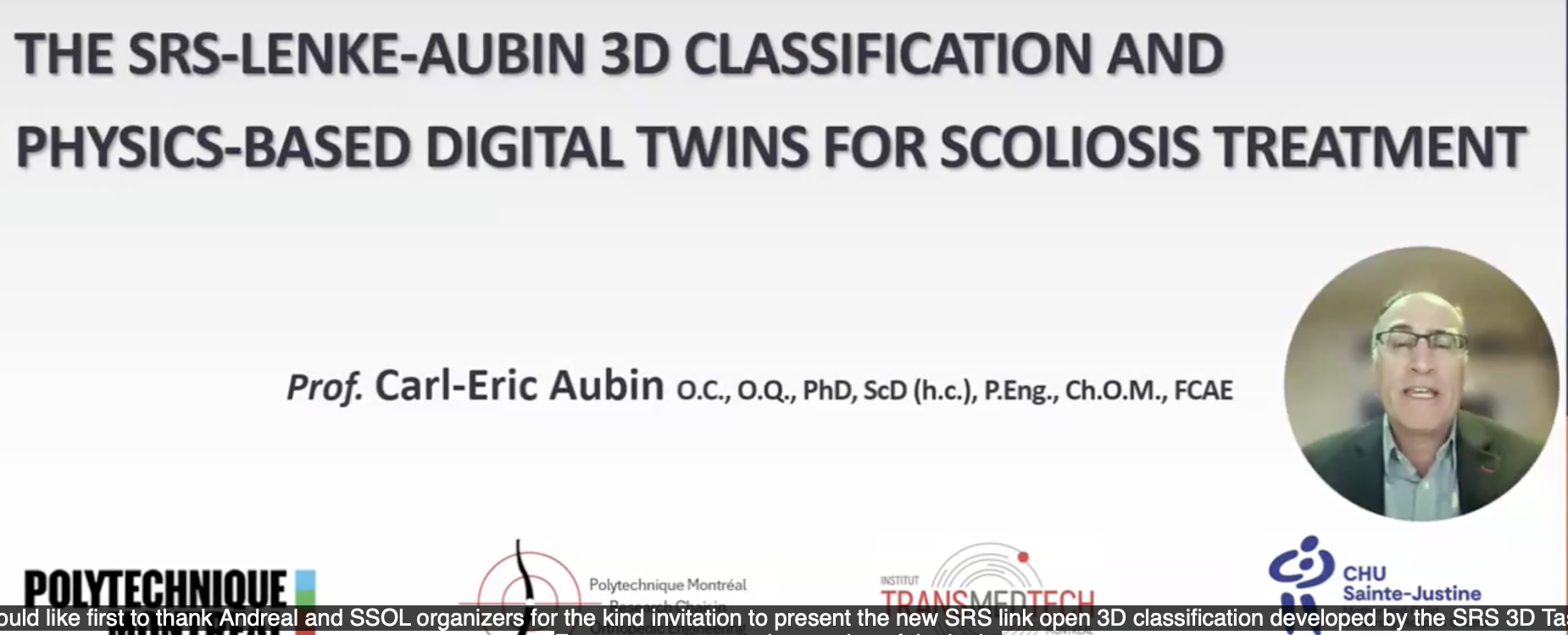 New SRS–Lenke–Aubin 3D Classification and Physics‑Based Digital Twins