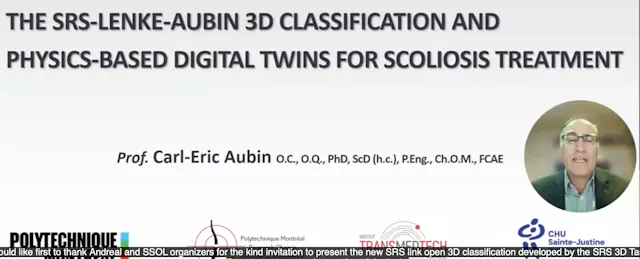 New SRS–Lenke–Aubin 3D Classification and Physics‑Based Digital Twins