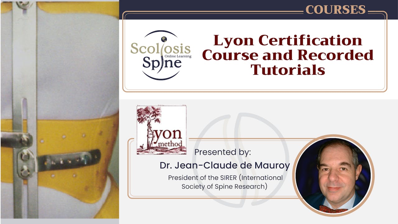 Lyon Certification Course and Recorded Tutorials