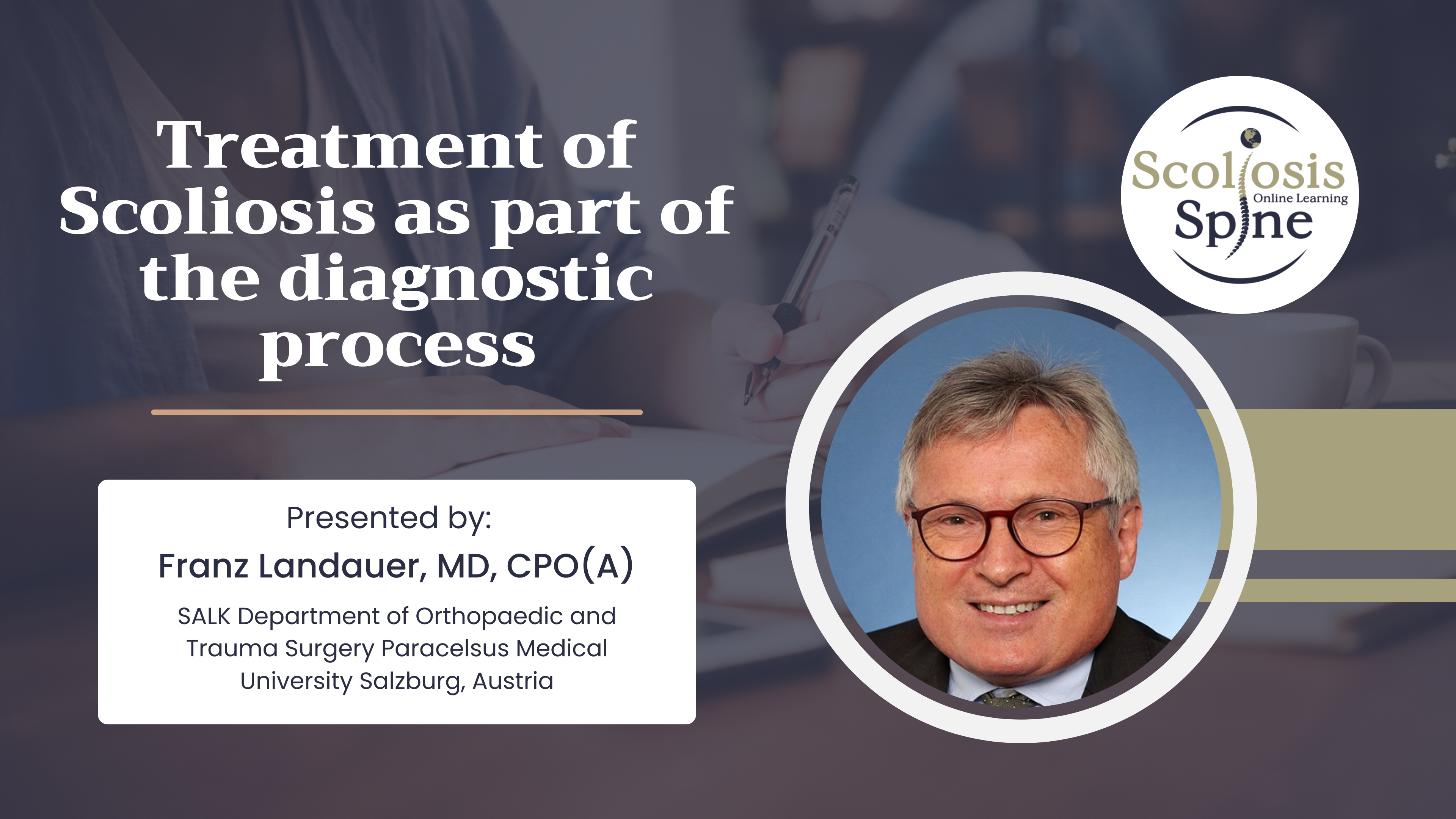 Treatment of Scoliosis as part of the diagnostic process