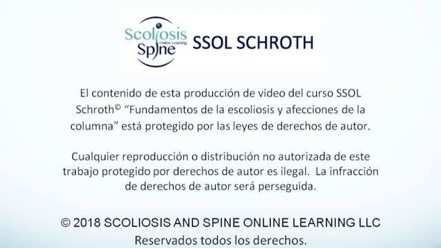 [es-ES] Part 3 Course SSOL Fundamentals of Scoliosis & Spinal Conditions 