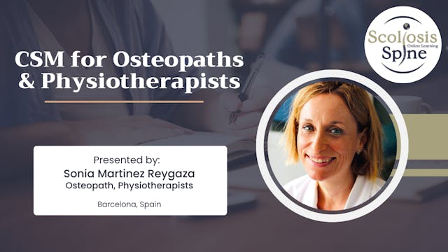 CSM for Osteopaths & Physiotherapists
