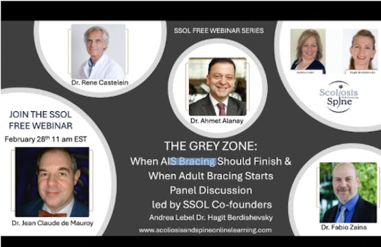 THE GREY ZONE- When AIS Bracing Should Finish & When Adult Bracing Starts