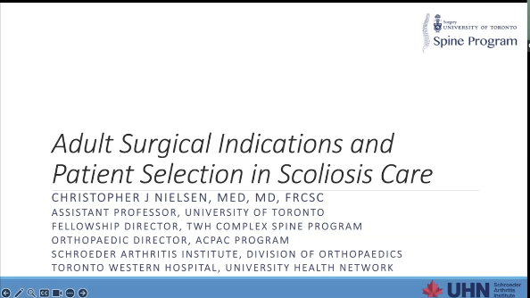 Surgical Indications&Patient Selection in Scoliosis Care-Dr. Christopher Nielsen