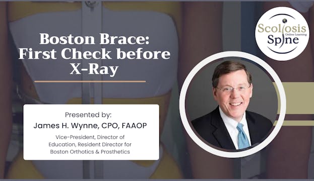 Boston Brace: First Check before X-Ray