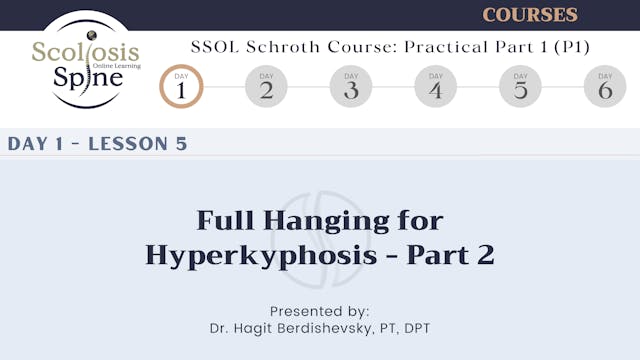 D1-5 Full Hanging for Hyperkyphosis - Part 2