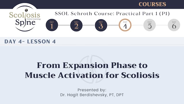 D4-4 From Expansion Phase to Muscle Activation for Scoliosis
