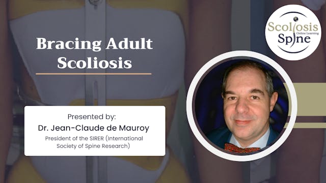 Bracing Adult Scoliosis