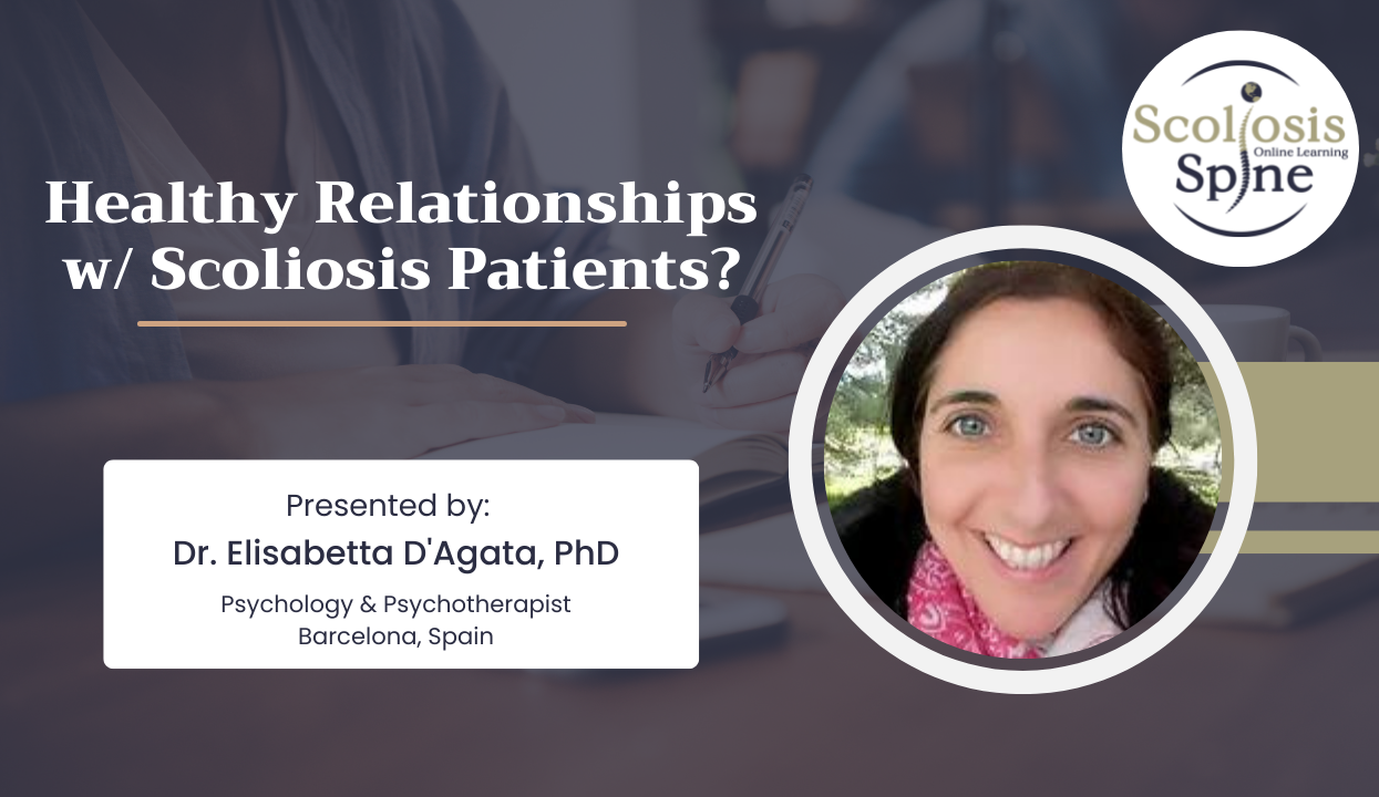 Building healthy relationships with scoliosis patients