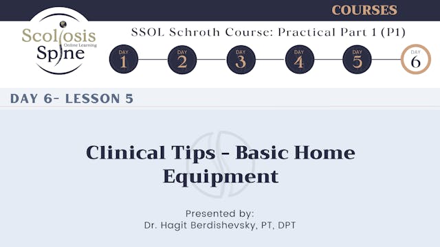 D6-5 Clinical Tips - Basic Home Equipment