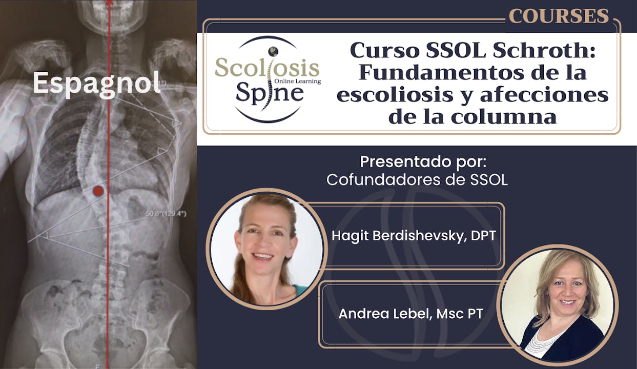 Curso SSOL Schroth: Fundamentos de la escoliosis