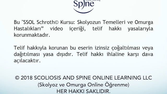 SSOL Course Fundamentals Turkish Part 6